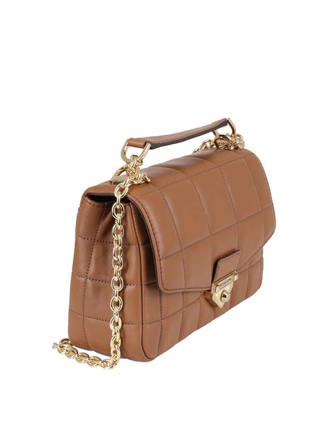 soho quilted shoulder bag.